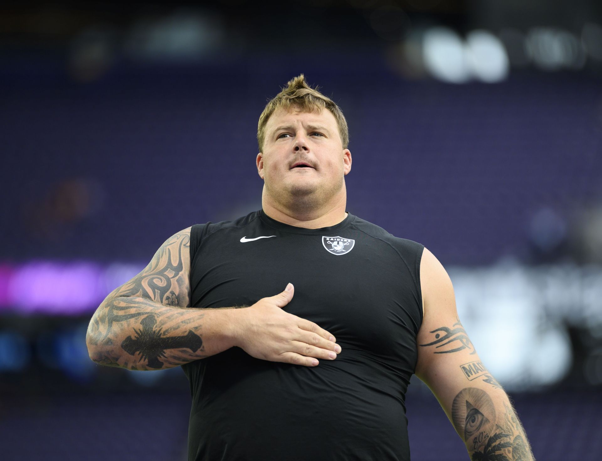 With suspension behind him, Richie Incognito is looking forward to  beginning his next chapter in Silver and Black