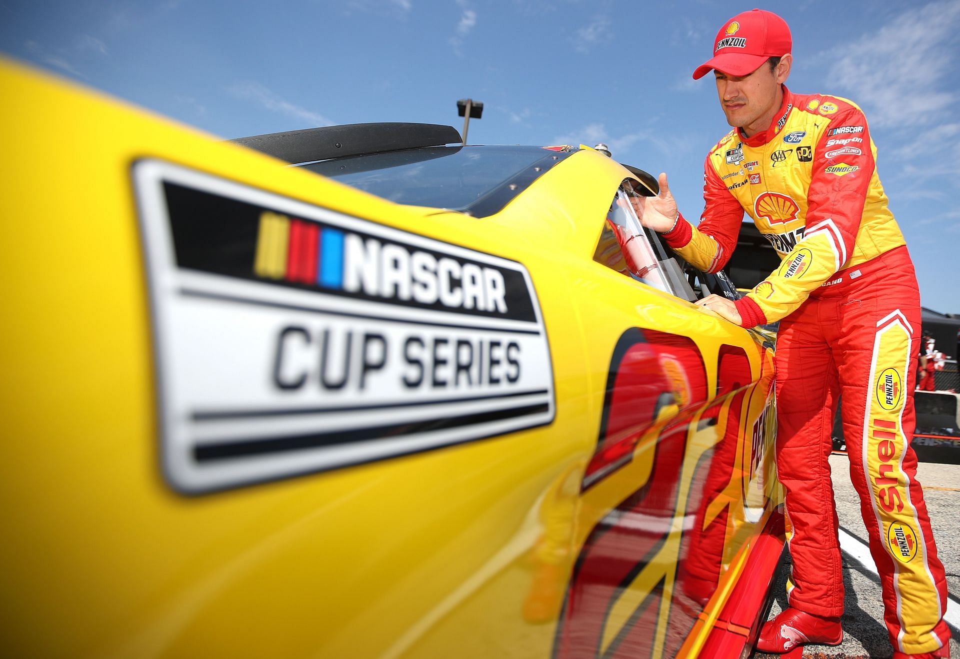 Joey Logano prepares to practice for the 2022 NASCAR Cup Series Kwik Trip 250 at Road America in Elkhart Lake, Wisconsin. (Photo by Sean Gardner/Getty Images)