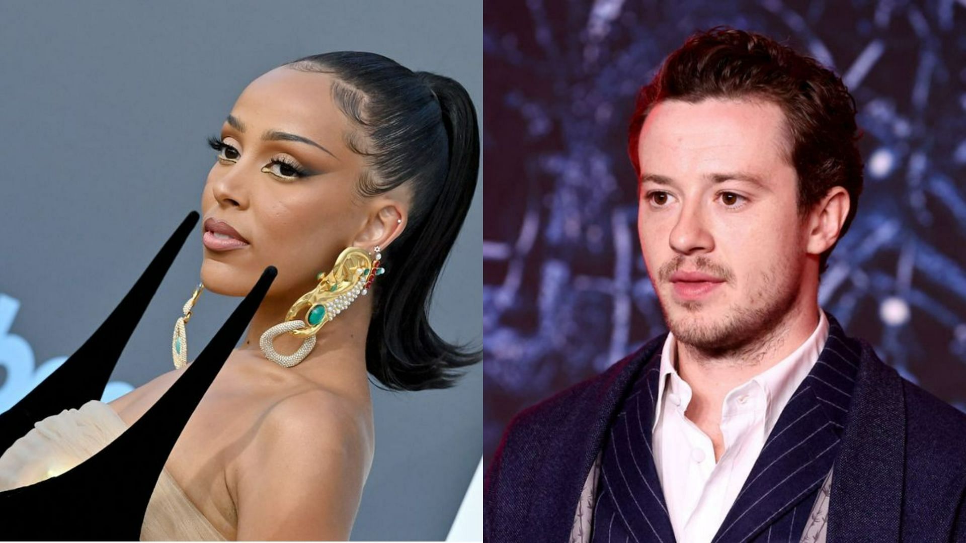 Doja Cat asks Noah Schnapp for Joseph Quinn to &quot;hmu&quot; (Image via Getty Images)