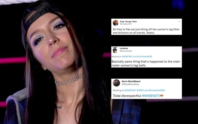 "They’re flat out just killing off the women’s tag titles and divisions" - Wrestling World horrified with Cora Jade dumping NXT title in the trash