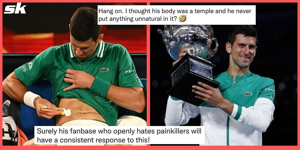 Rafael Nadal fans criticized Novak Djokovic for admitting his use of pain killers last year in Melbourne
