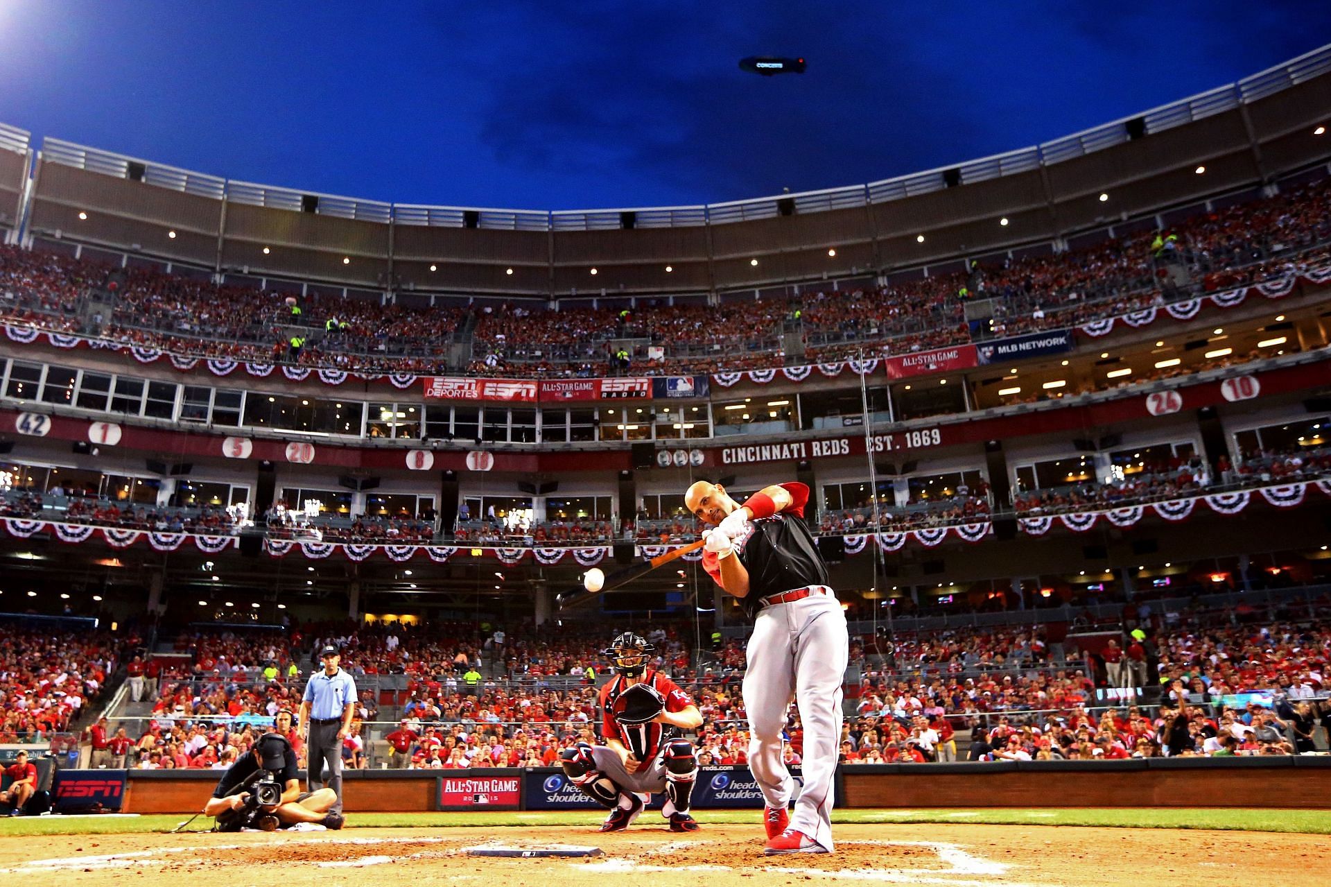  Pujols competing in the Gillette Home Run Derby presented by Head &amp; Shoulders