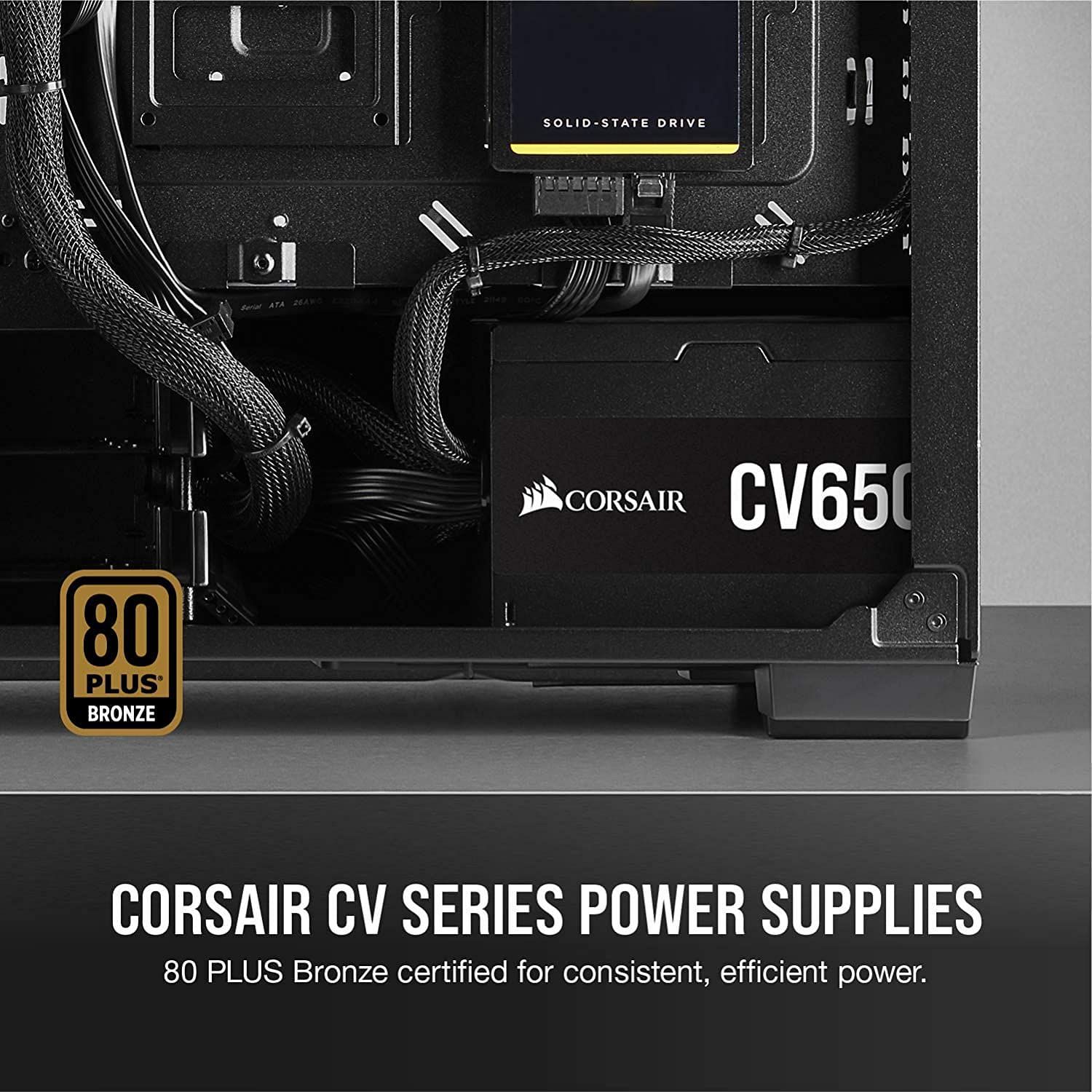 Corsair CV 650W 80+ Bronze (Image via Amazon)