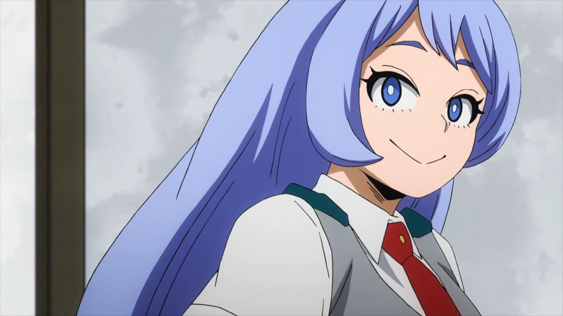 Nejire is usually smiling in her My Hero Academia appearances (Image via Bones)