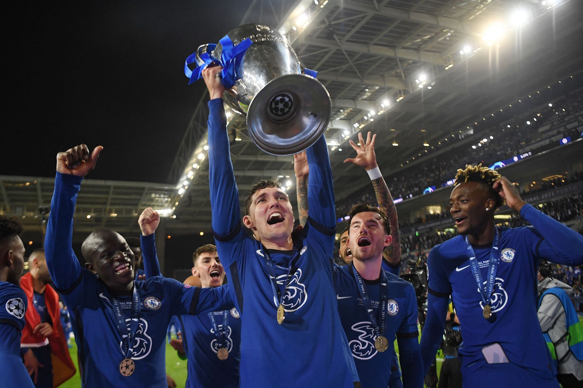 Andreas Christensen after winning Champions League with Chelsea