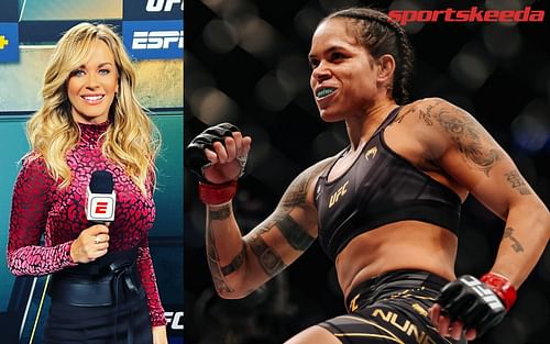 Laura Sanko (left), Amanda Nunes (right) [Image via @laura_sanko on Instagram]