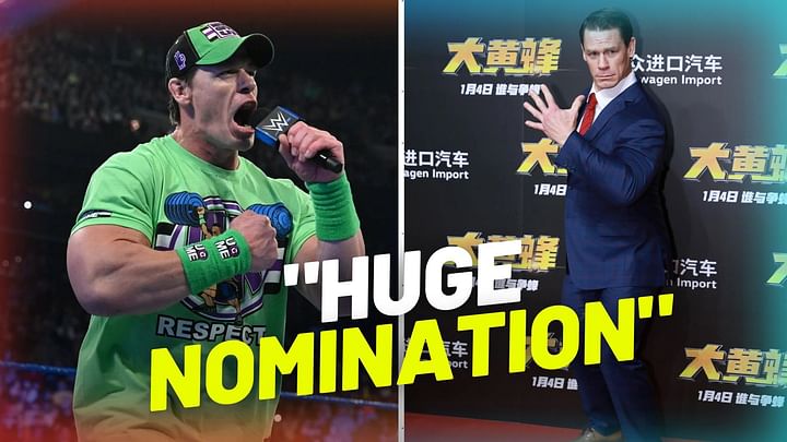 John Cena's superhero series nominated for a prestigious award