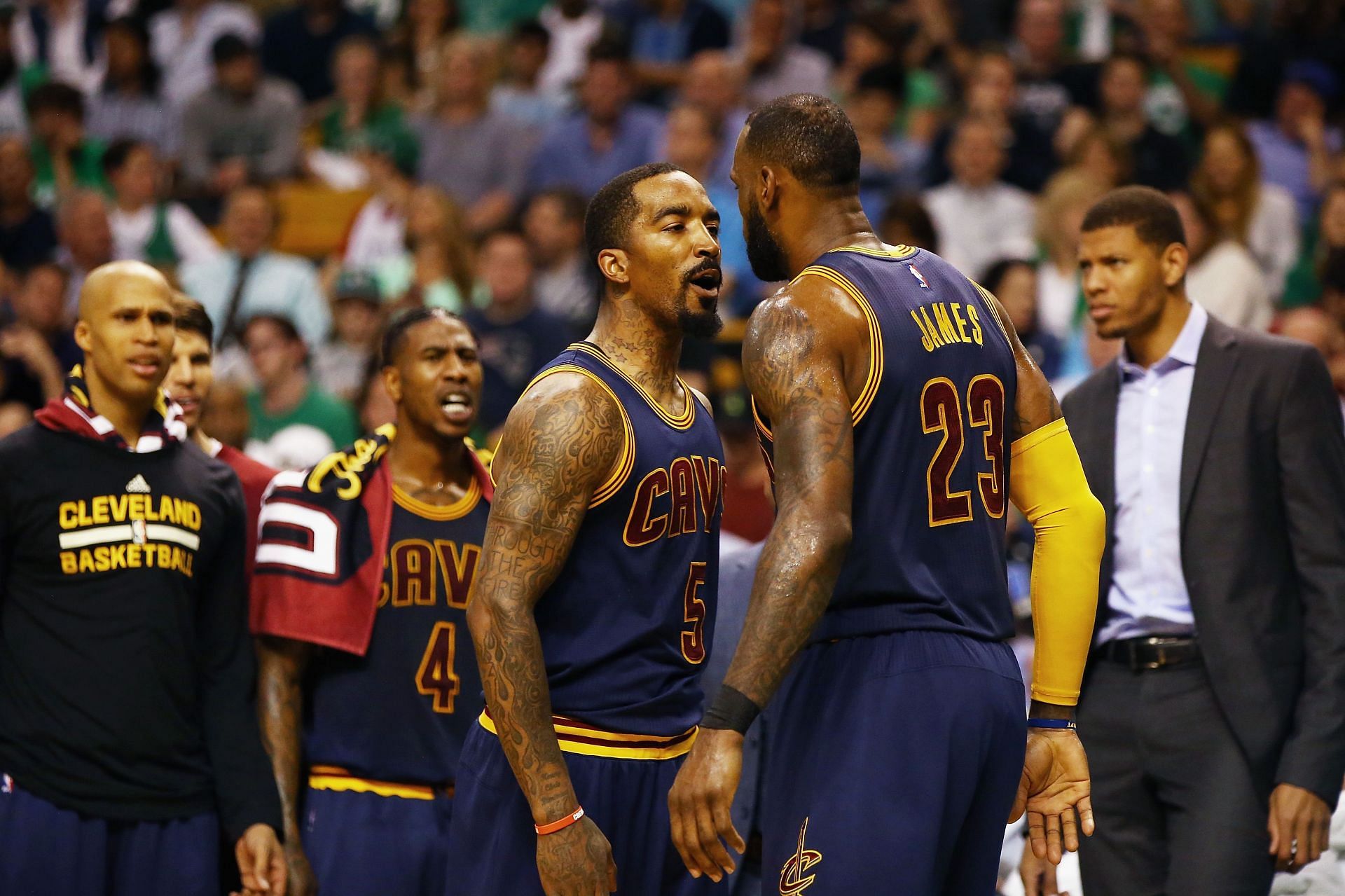 LeBron James and J.R. Smith lost the 2018 NBAFinals after blowing Game 1.