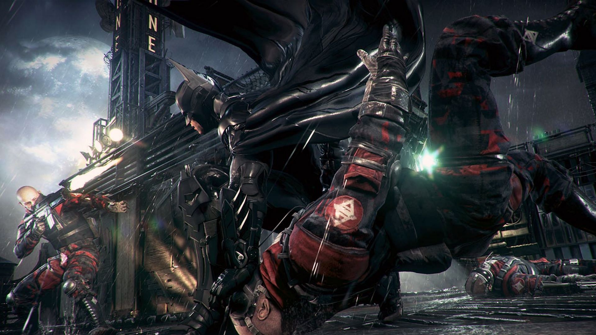 The Arkham series&#039; combat system is iconic in video game history (Image via Rocksteady)