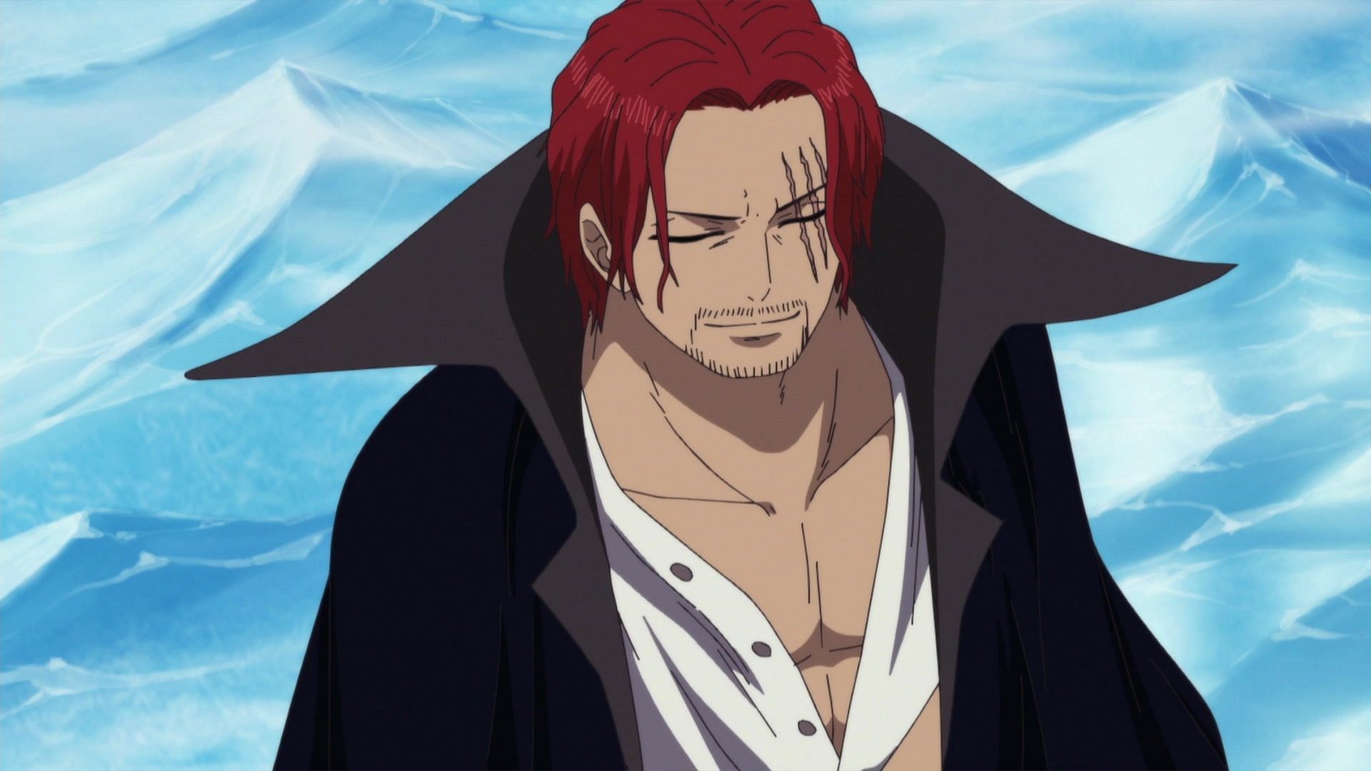 Shanks&#039; sudden appearance and departure in One Piece Chapter 1055 has fans wondering if ulterior motives are afoot (Image Credits: Eiichiro Oda/Shueisha, Viz Media, One Piece)