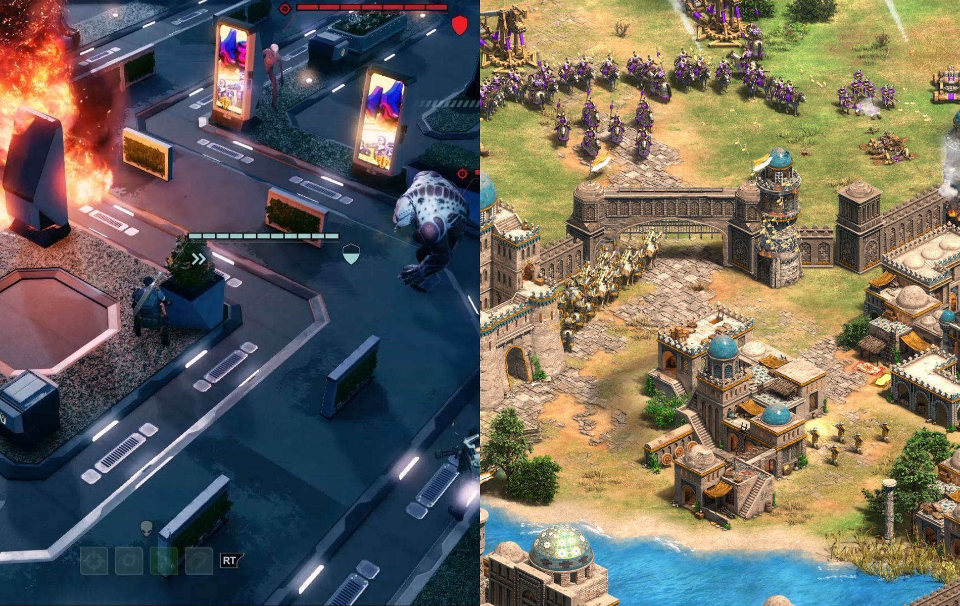 Whether real-time or turn-based, strategy games never fail to challenge players (Images via 2K Games/Xbox Game Studios)