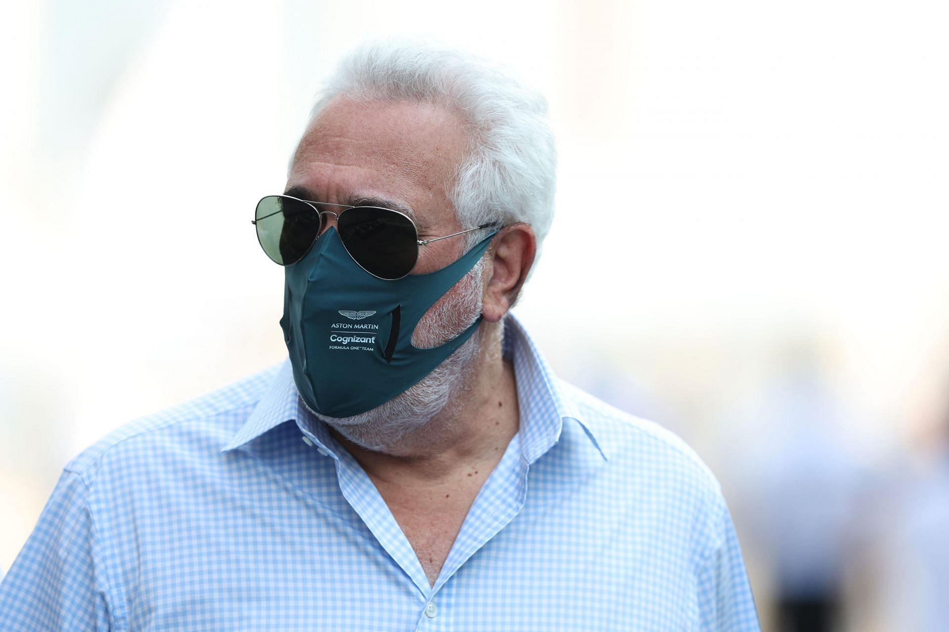 Lawrence Stroll photographed during the 2022 F1 Saudi Arabian GP (Photo by Mark Thompson/Getty Images)