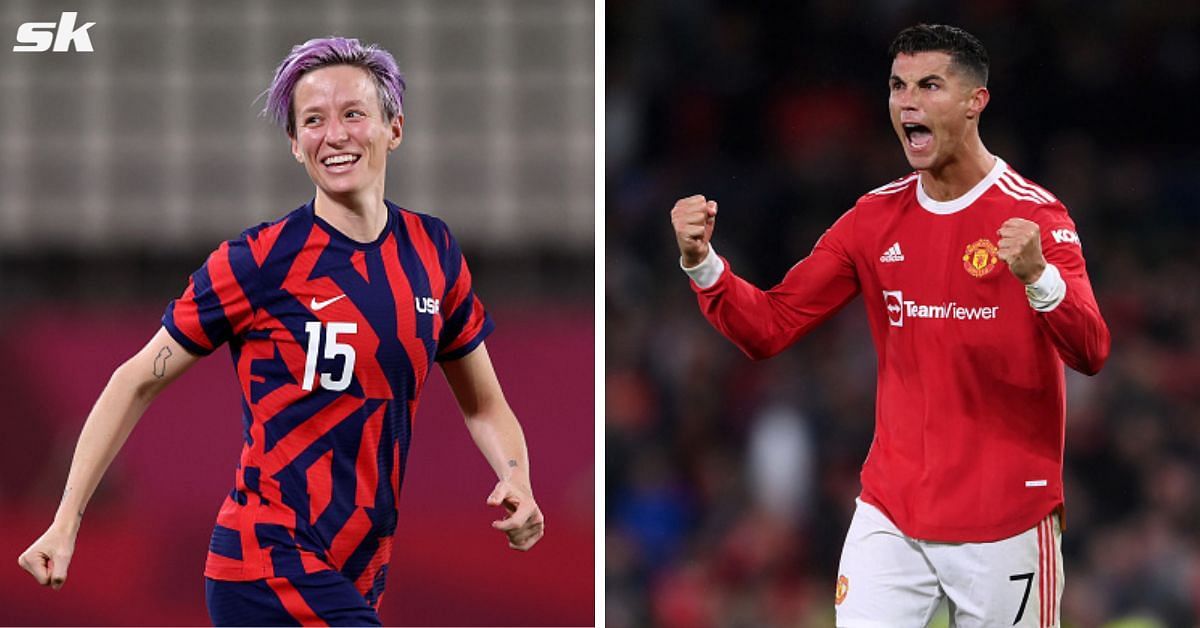 Megan Rapinoe copies Cristiano Ronaldo&#039;s celebration