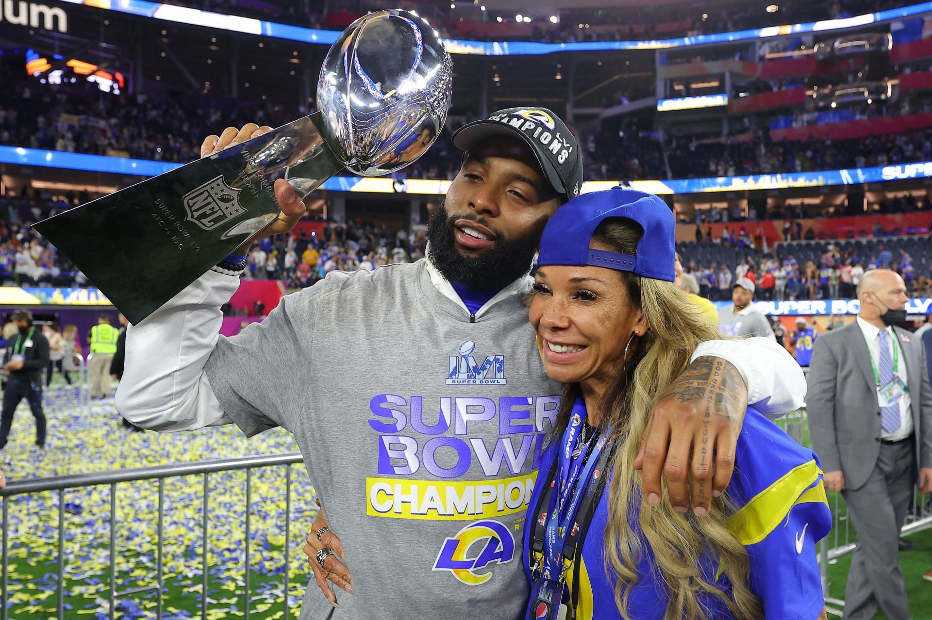 Odell Beckham Jr. leaves Super Bowl with knee injury – NBC Los Angeles