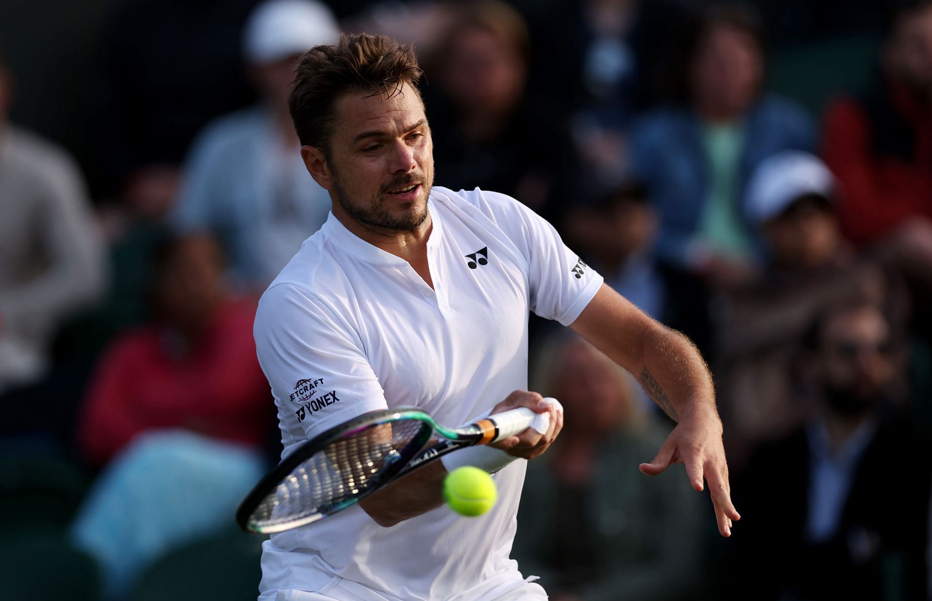 Stan Wawrinka on Day One: The Championships - Wimbledon 2022