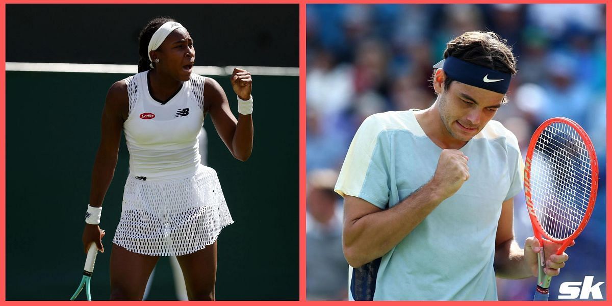 Coco Gauff and Taylor Fritz will be in action during Day 6 of Wimbledon