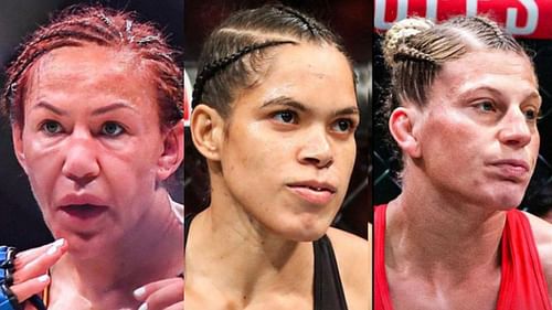 (From left to right) Cris Cyborg, Amanda Nunes, and Kayla Harrison [Images Courtesy:@judokaylaon Instagram]