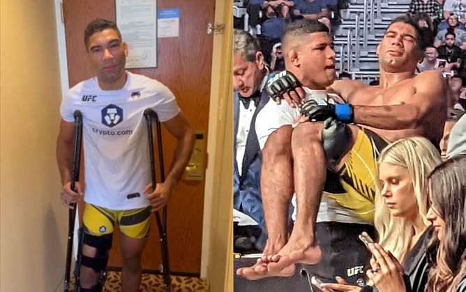 Watch: Herbert Burns reveals why he couldn't continue fighting against Bill Algeo after being carried out of the octagon by brother Gilbert Burns