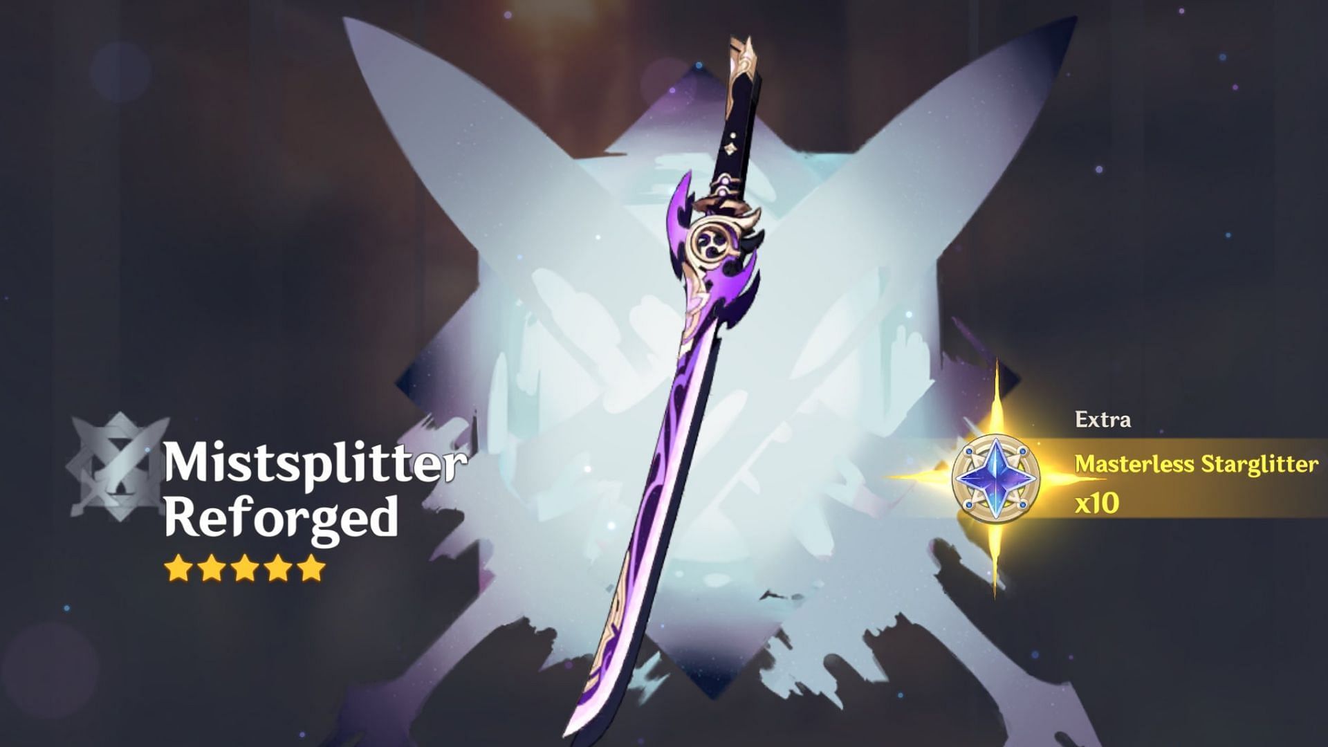 Mistsplitter Reforged (Image via Genshin Impact)