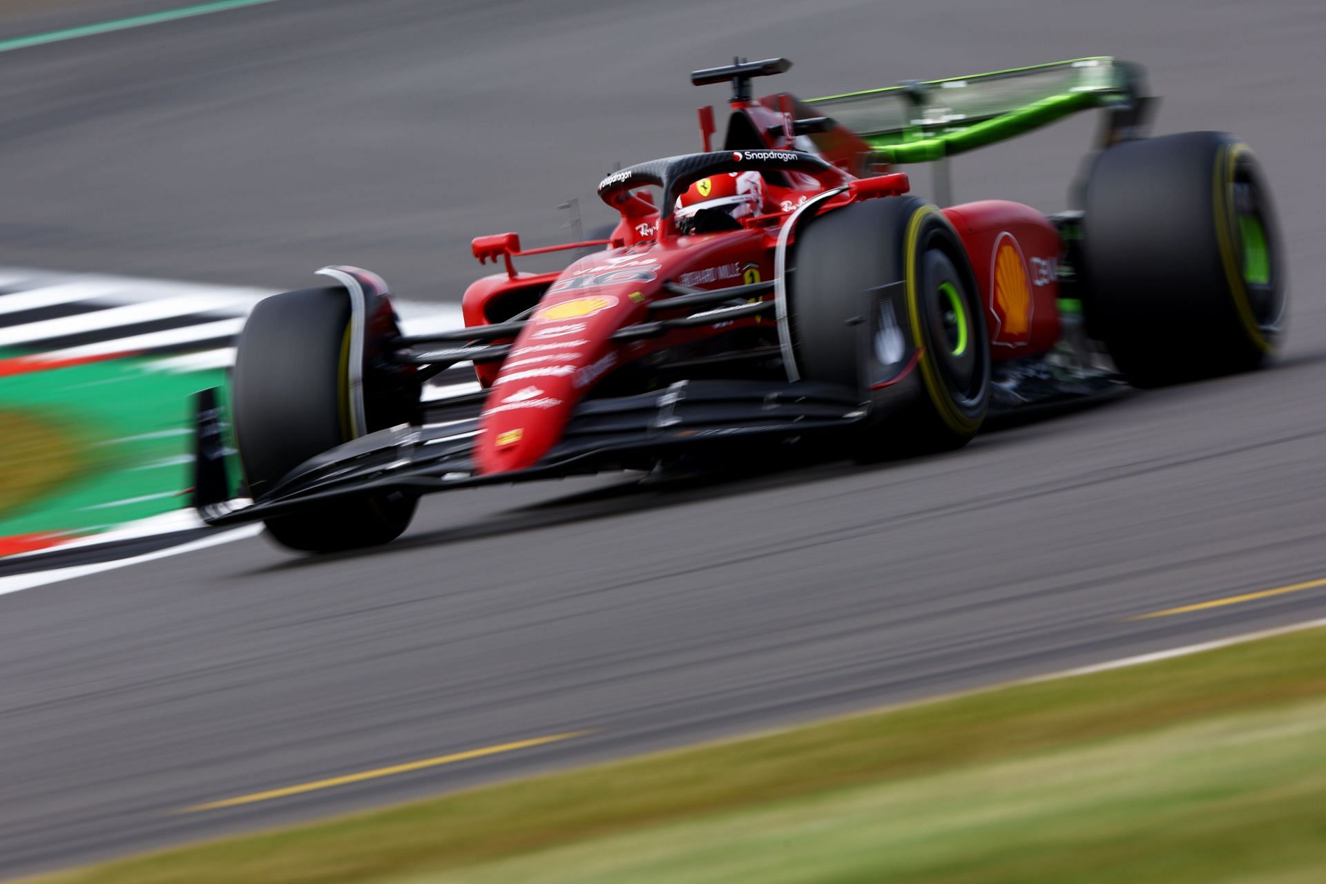 Ferrari looked splendid on the first day in Silverstone