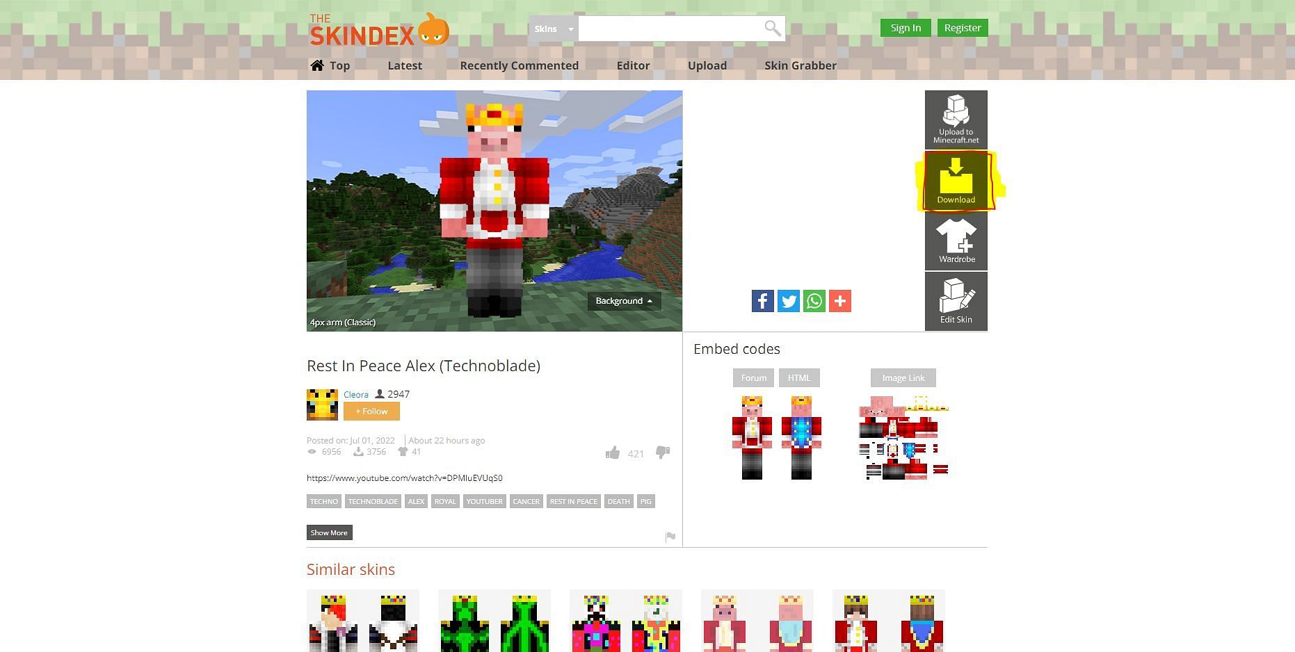 Technoblade Skins for MCPE - Apps on Google Play