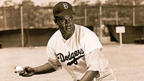 MLB legend Jackie Robinson during his youth.