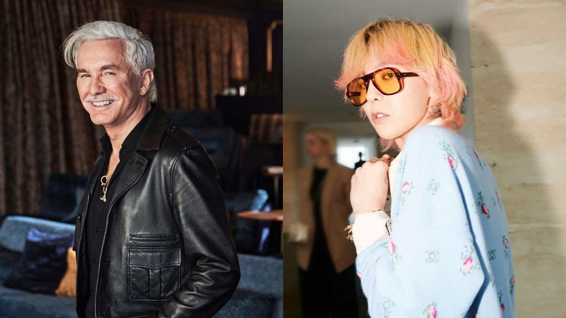 Baz Luhrmann collaborates with King of K-pop G-Dragon for new movie Elvis. (Images via Instagram/@bazluhrmann @xxxibgdrgn)