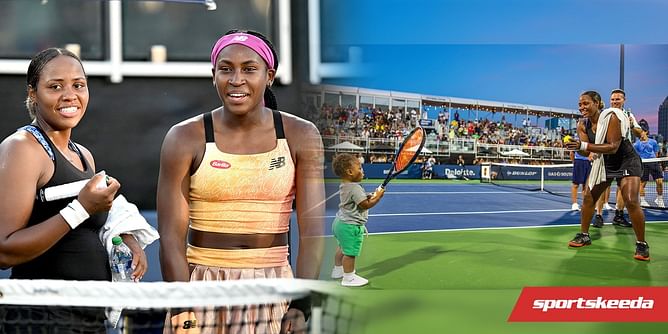 3 best moments from Coco Gauff's exhibition match against Taylor Townsend in Atlanta