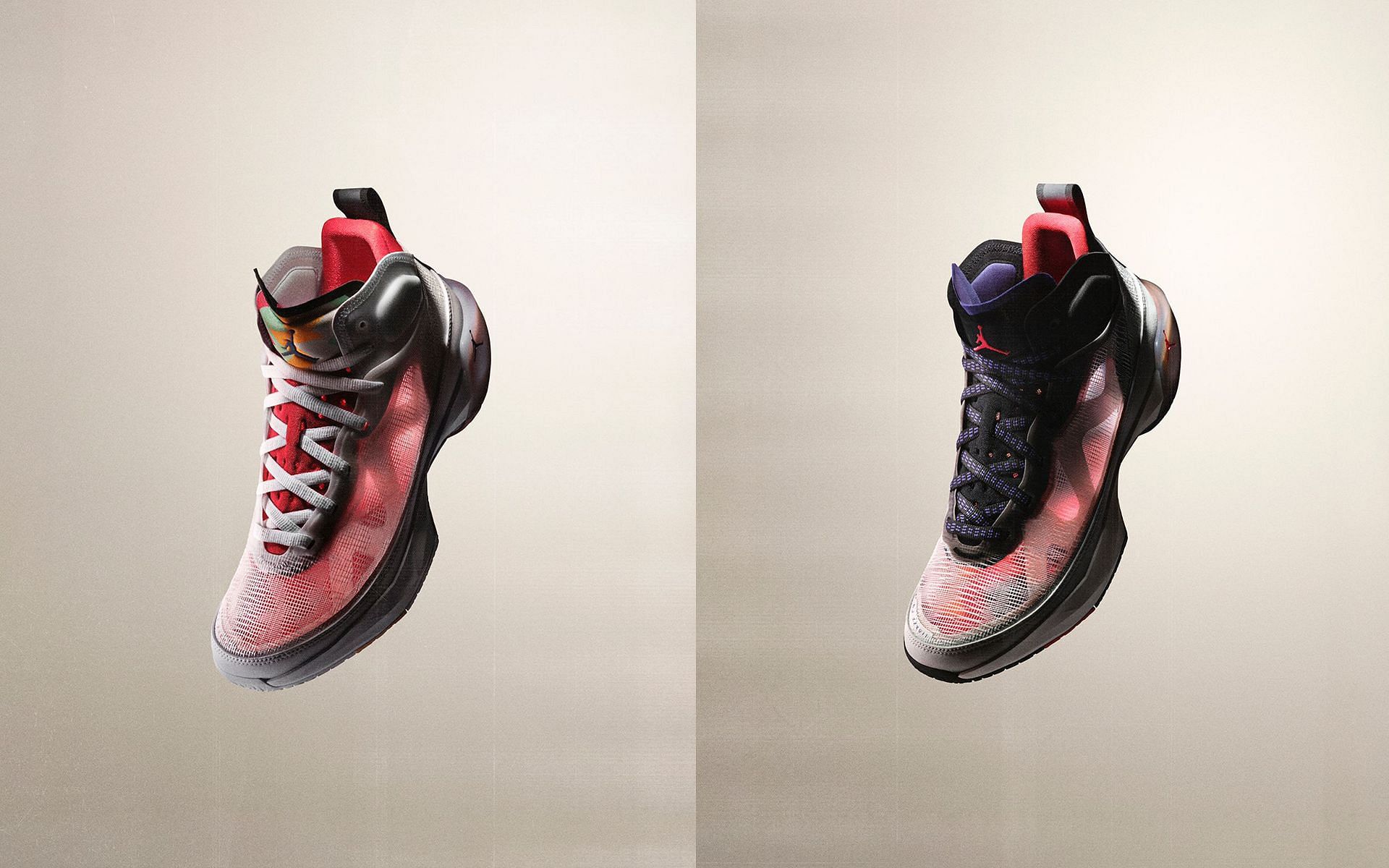 Air Jordan 37 shoes will be released in two colorways (Image via Nike)