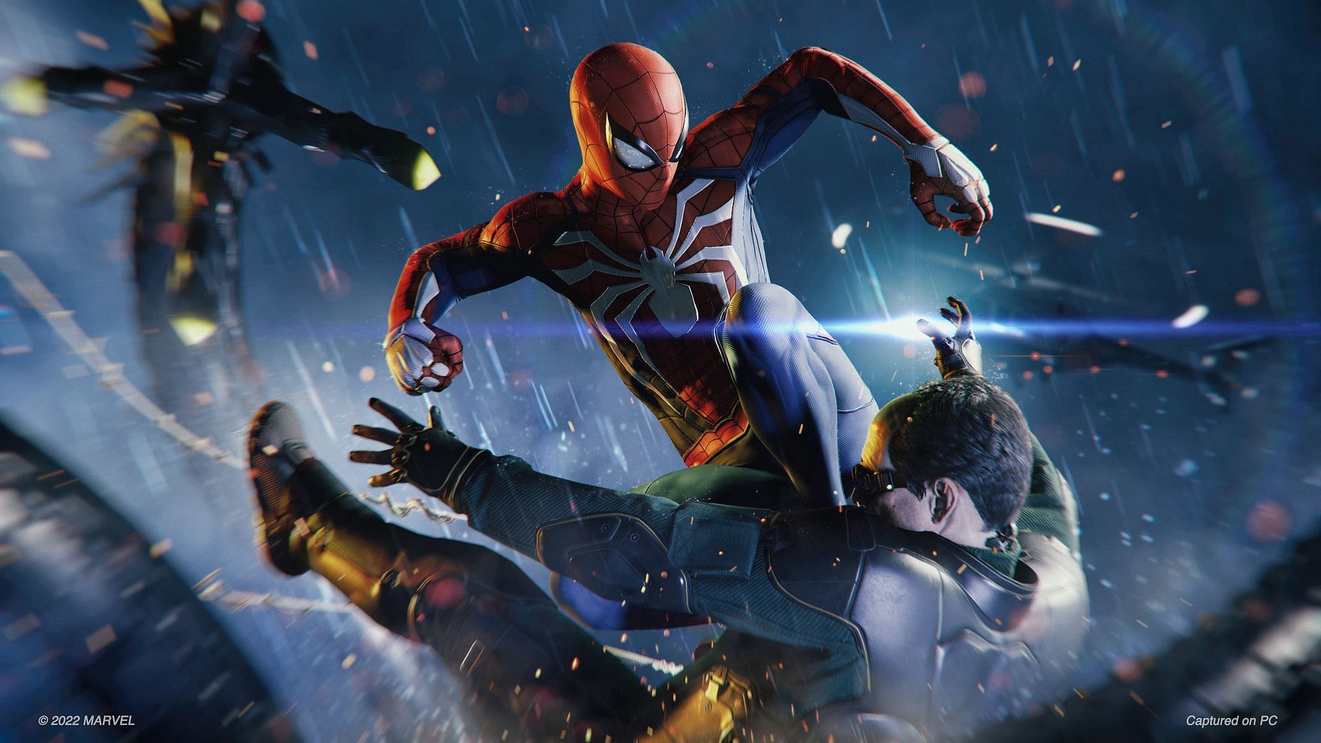 Marvel&#039;s Spider-Man is a superhero game that is coming to PC this August (Image via Insomniac Games)