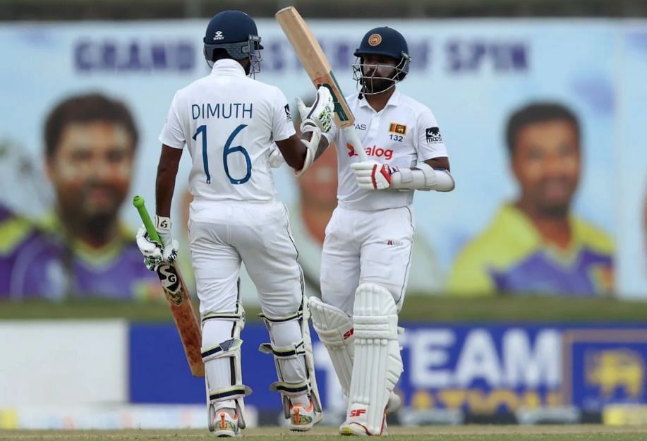 श्रीलंकाई बल्लेबाजों ने जमकर बल्लेबाजी का आनन्द उठाया