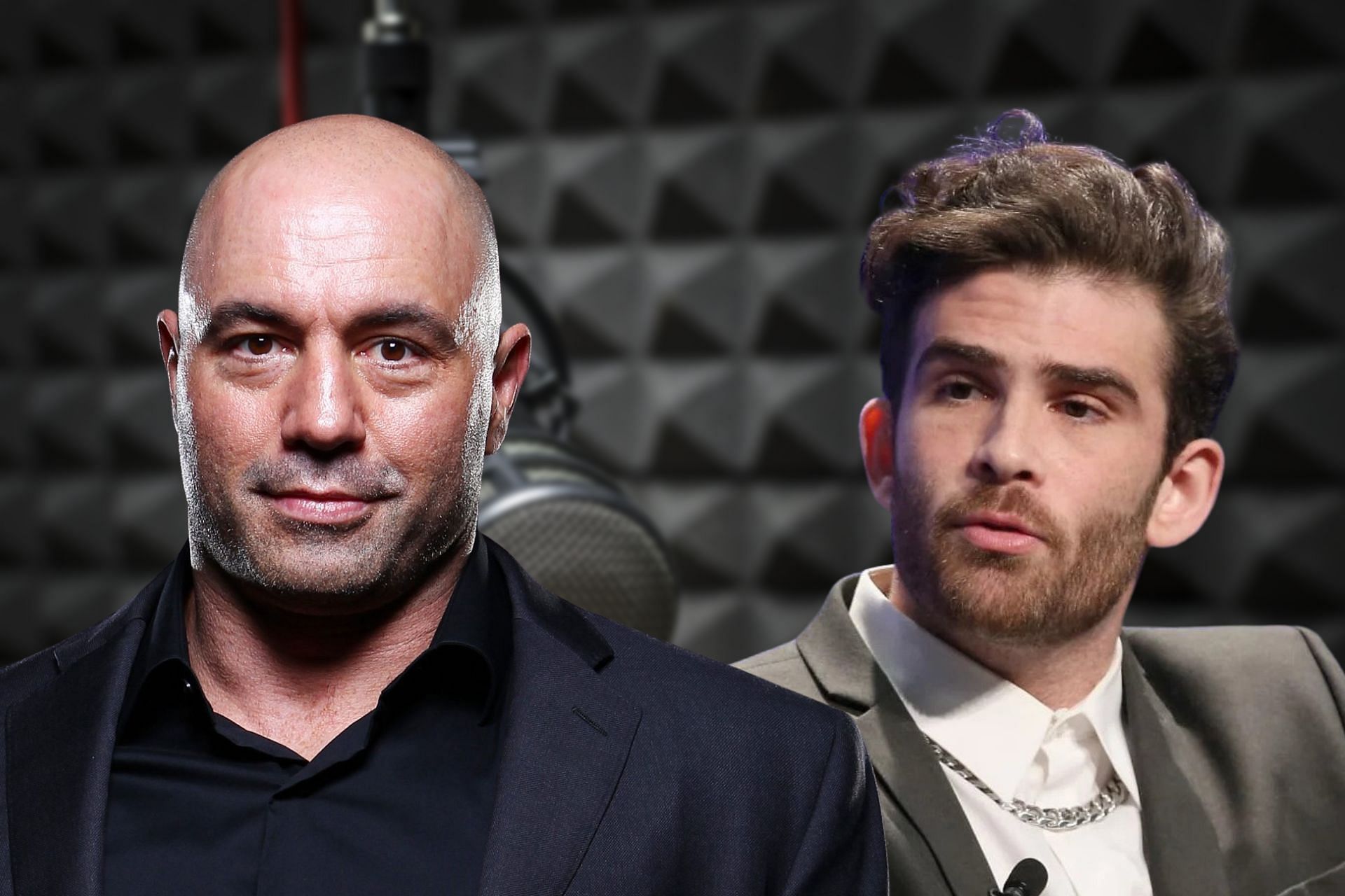 HasanAbi was shocked to hear Joe Rogan&#039;s &quot;Marxist&quot; take on the distribution of resources (Image via Sportskeeda)