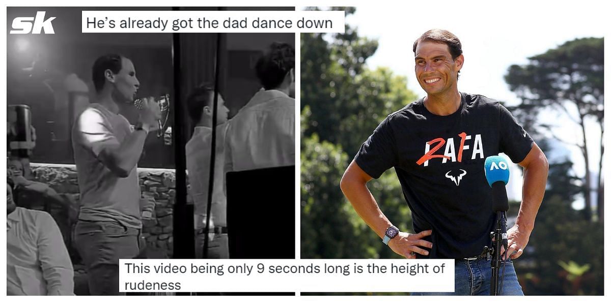 Tennis fans react to a video of Rafael Nadal dancing in a Spanish club