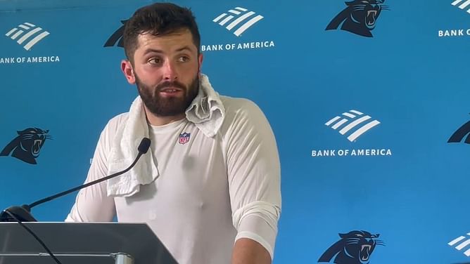 Baker Mayfield hails Panthers coaching staff while taking shots at Browns