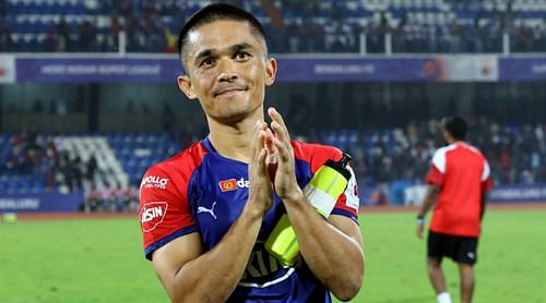 Sunil Chhetri. Image Courtesy: ISL