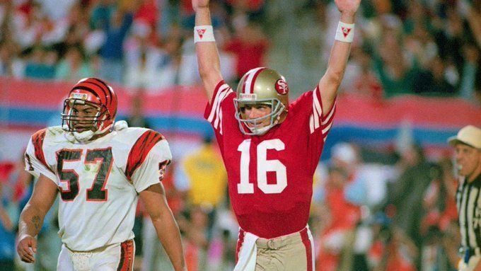 Regular season and Super Bowl MVP, Kurt Warner, left, congratulates newly  elected NFL Hall of Fame quarterback Joe Montana upon his introduction  prior to the Pro Bowl Sunday Feb. 6, 2000, in