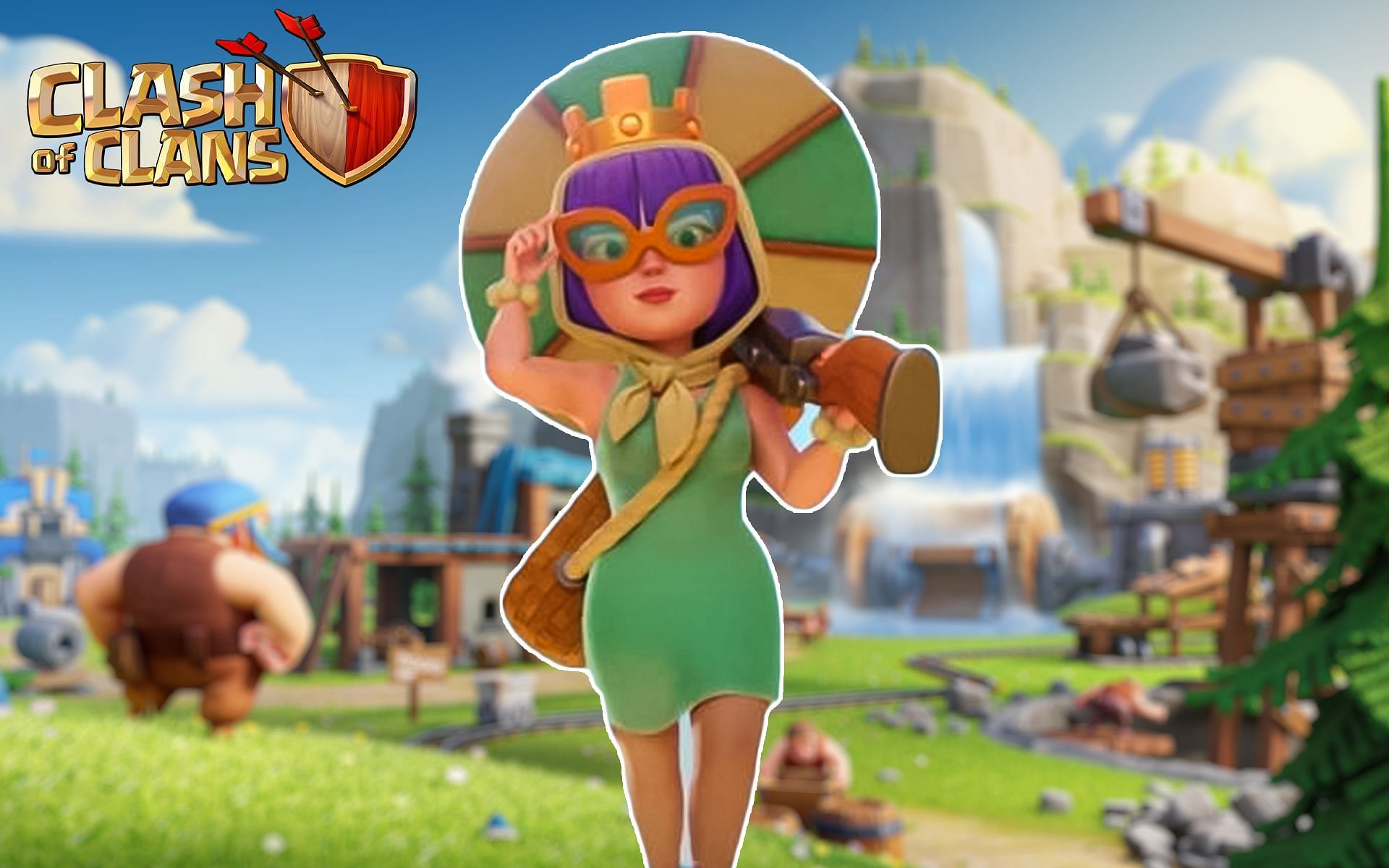 Summer King: New Barbarian King hero skin in Clash of Clans