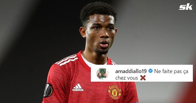 “Don’t try this at home” – Amad Diallo hilariously reacts to what Manchester United star did during pre-season friendly against Aston Villa
