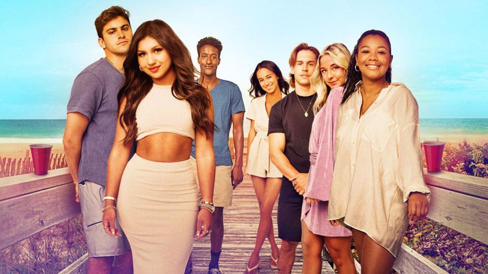 The cast of Forever Summer: Hamptons (image via Prime Video)