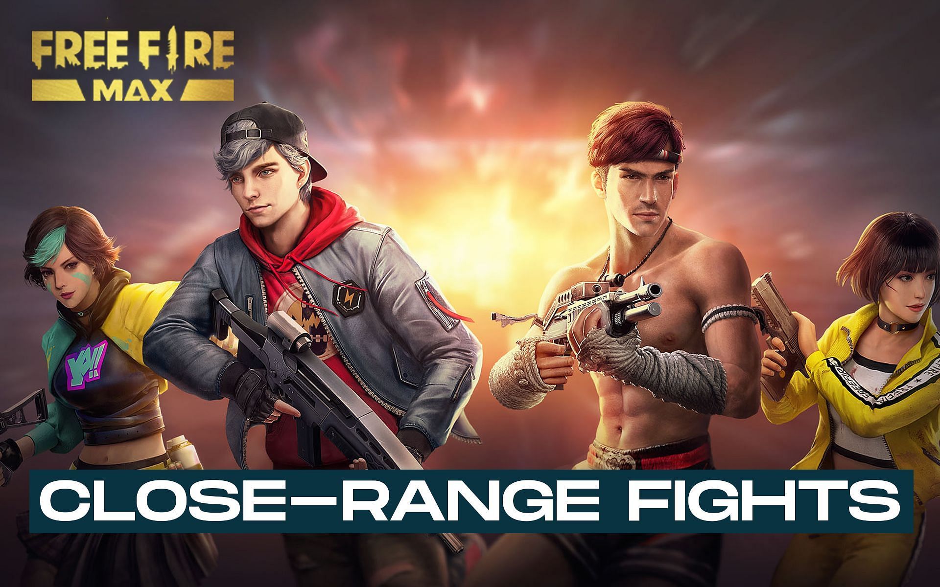 Best Free Fire MAX guns for close-range fights (Image via Sportskeeda)