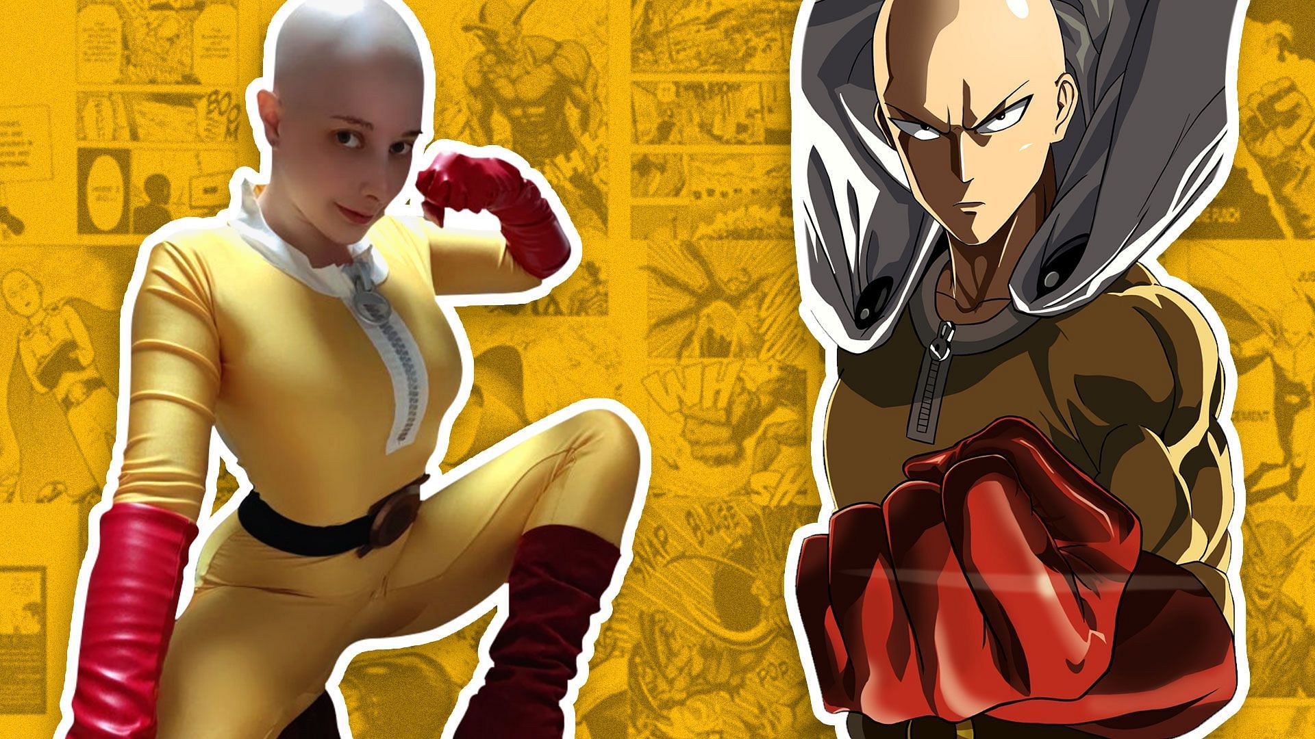 Brave One Punch Man fan suffering from cancer nails Saitama cosplay (Image via Sportskeeda)