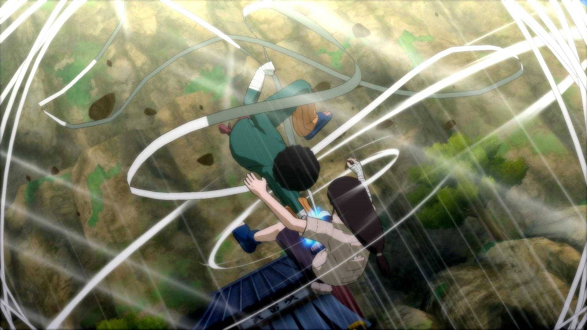 Rock Lee fighting Neji (Image via Studio Pierrot)