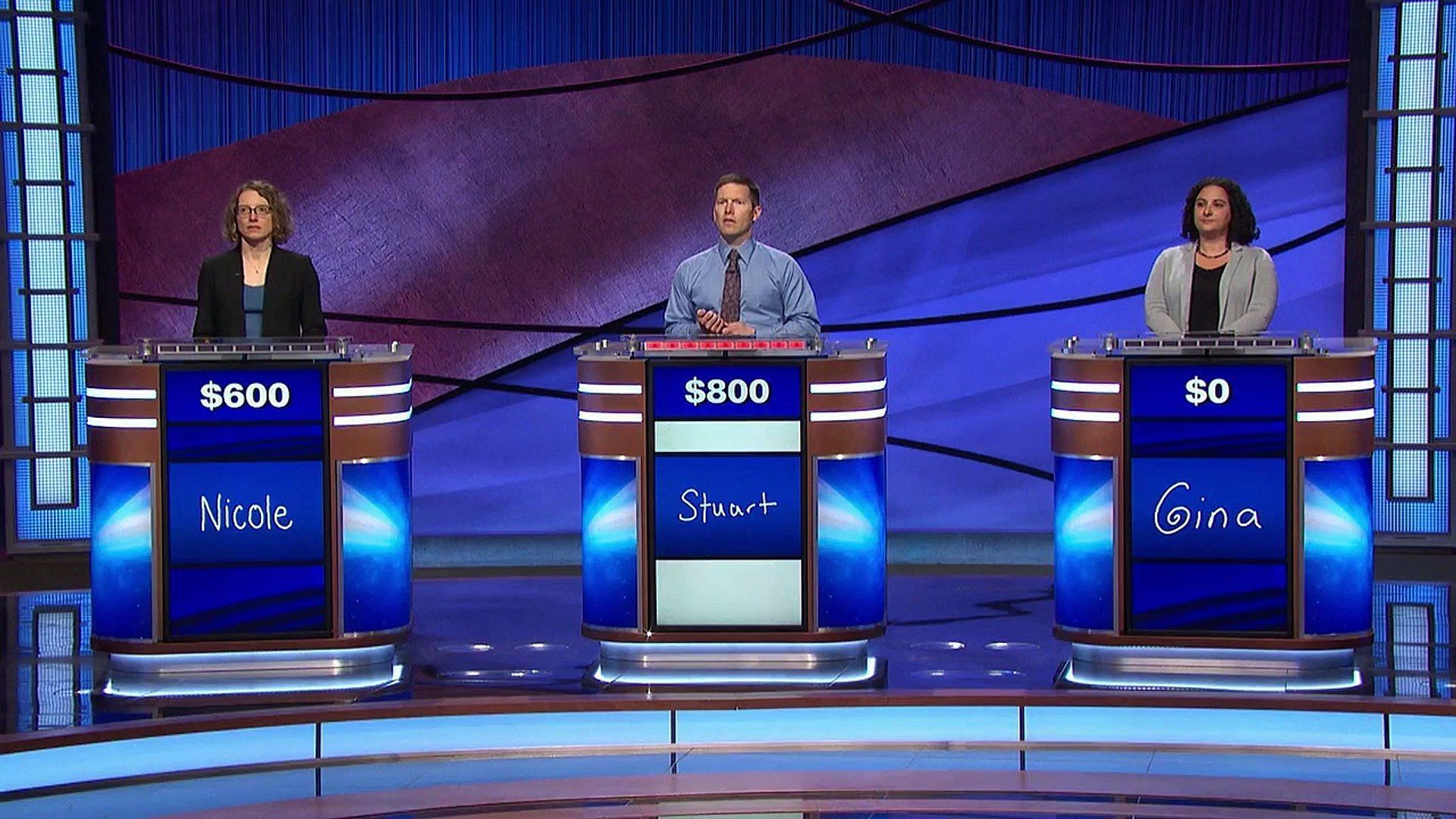 A still from Jeopardy! (Image via @Jeopardy/Instagram)