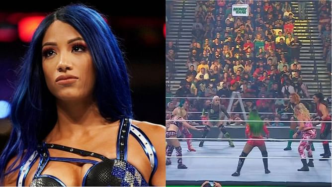 Sasha Banks' name mentioned in an awkward botch during the Women's Money in the Bank ladder match