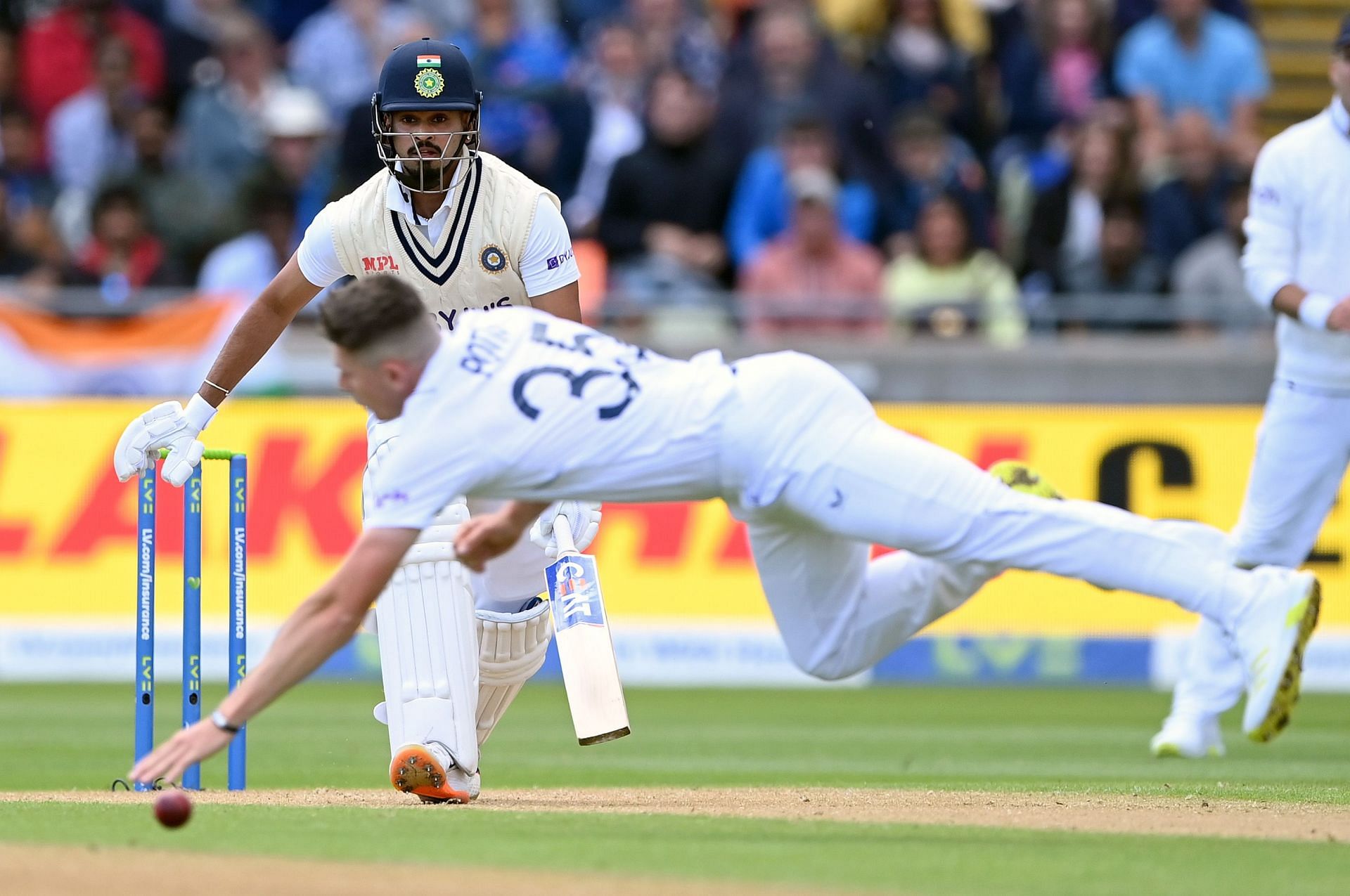 Iyer lost his wicket before India&#039;s total touched 100.