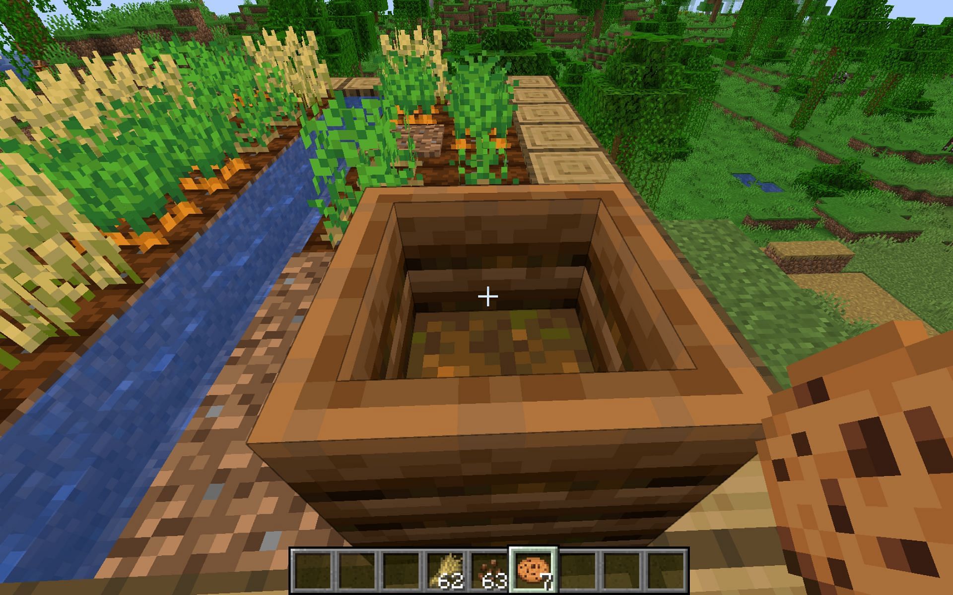 There are all kinds of biodegradable items that can be dumped in the composter (Image via Minecraft 1.19 update)