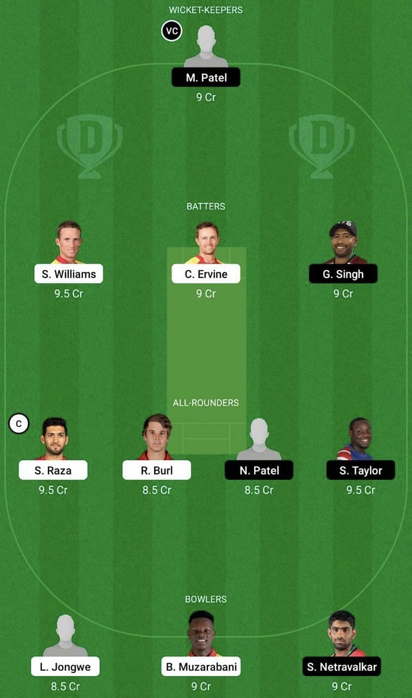 ZIM vs USA Dream11 Fantasy Tip #2 - ICC Men&#039;s T20 World Cup 2022 Qualifier B.