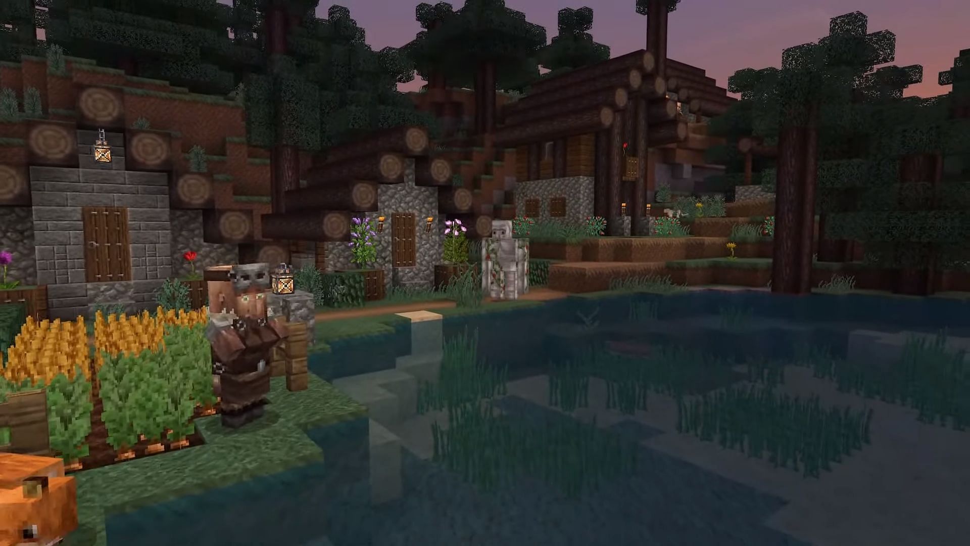 The Clarity resource pack slightly changes the look of Minecraft 1.19 update (Image via YouTube/SCtester)