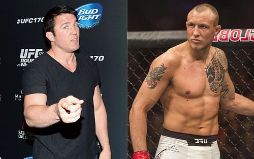 Chael Sonnen (left) and Jack Hermansson (right)