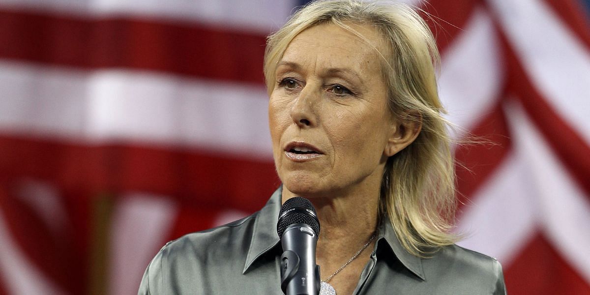 Martina Navratilova has expressed her anger at the intimidation of peaceful activists.